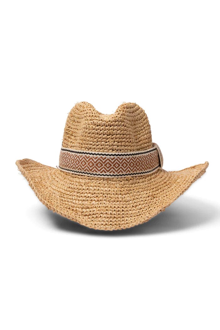 Rigon Headwear Tina M Ibiza Cowboy Hat - Natural Splash Swimwear Hats