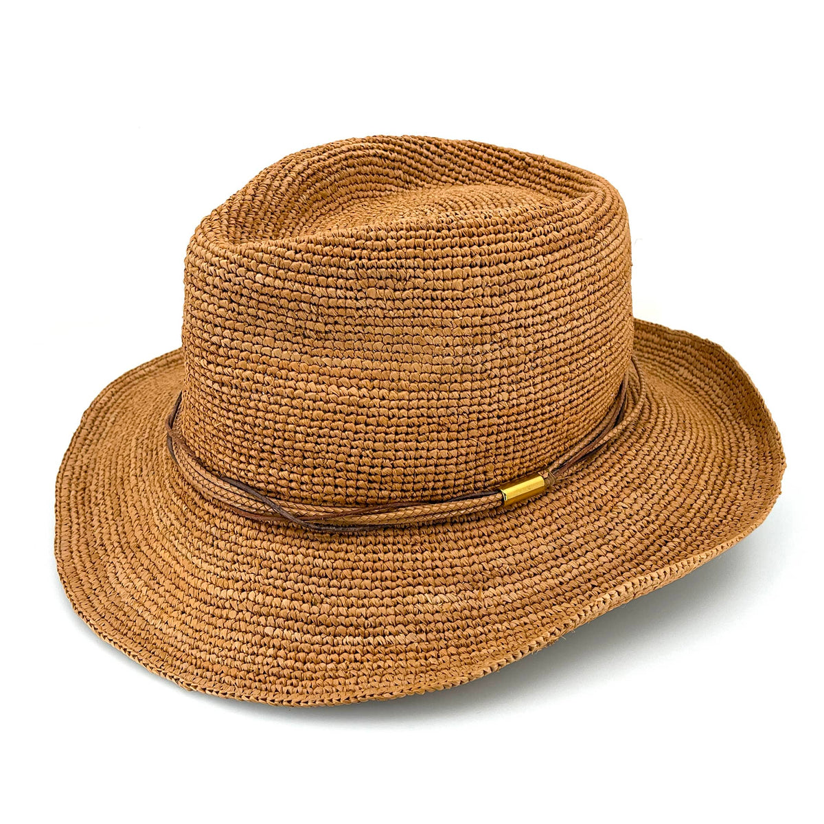 Rigon Headwear Tina M Rio Wide Brim Trilby - Saffron TM585A Tina M Rio Wide Brim Trilby - Saffron Splash Swimwear Hats S/M (56cm) 9328897037741