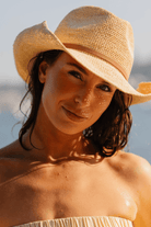 Rigon Headwear Tina M Riviera Fedora - Natural TM698A Tina M Riviera Fedora - Natural Splash Swimwear Hats M/L (58cm) 9328897035594