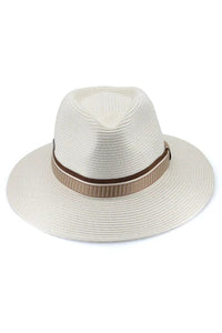 Rigon Headwear Veneto Fedora - Ivory/Earth TM596 Tina M Veneto Fedora - Ivory/Earth Splash Swimwear Hats M/L 9328897041762