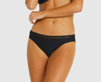 Rococco Lace Regular - Nero - Baku - Splash Swimwear  - baku, bikini bottoms, Oct23, Womens, womens swim - Splash Swimwear 