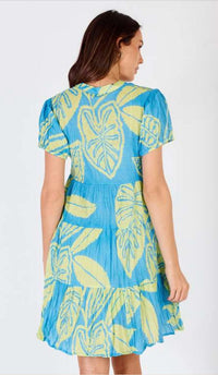 Rubyyaya Amaro Dress - Lime Amaro Dress - Lime Splash Swimwear