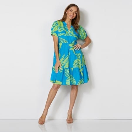 Rubyyaya Amaro Dress - Lime Amaro Dress - Lime Splash Swimwear