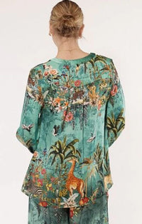 Rubyyaya Jungle Shirt Rubyyaya Jungle Shirt - Sage Splash Swimwear Shirts