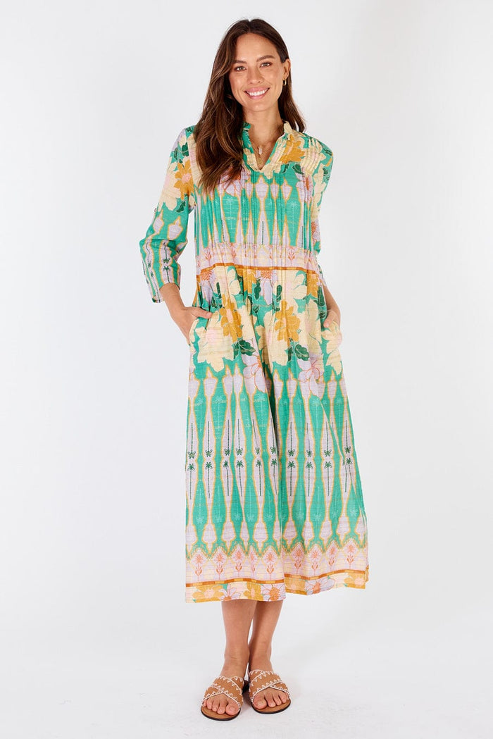 Rubyyaya Lucido Kaftan - Green Rubyyaya Lucido Kaftan - Green Splash Swimwear Dresses