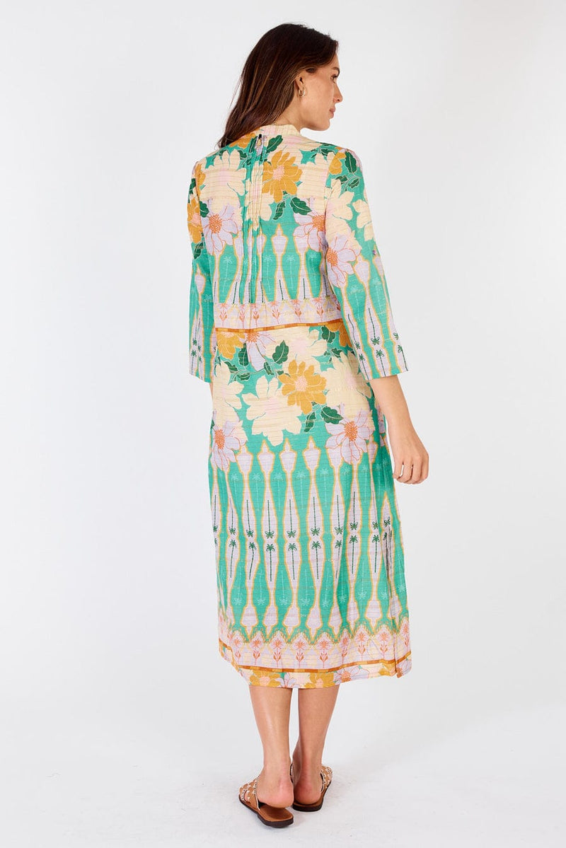 Rubyyaya Lucido Kaftan - Green Rubyyaya Lucido Kaftan - Green Splash Swimwear Dresses