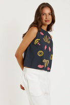 Rubyyaya Monoki Tank - Black Monoki Tank - Black Splash Swimwear