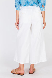 Rubyyaya Pula Pants - White Rubyyaya Pula Luxe Linen Pants - White Splash Swimwear Pants