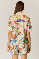 Rubyyaya Rubyyaya Tropea Shirt Rubyyaya Tropea Shirt Splash Swimwear Clothing
