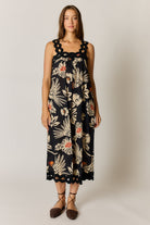Rubyyaya Tucan Strap Midi Dress - Black