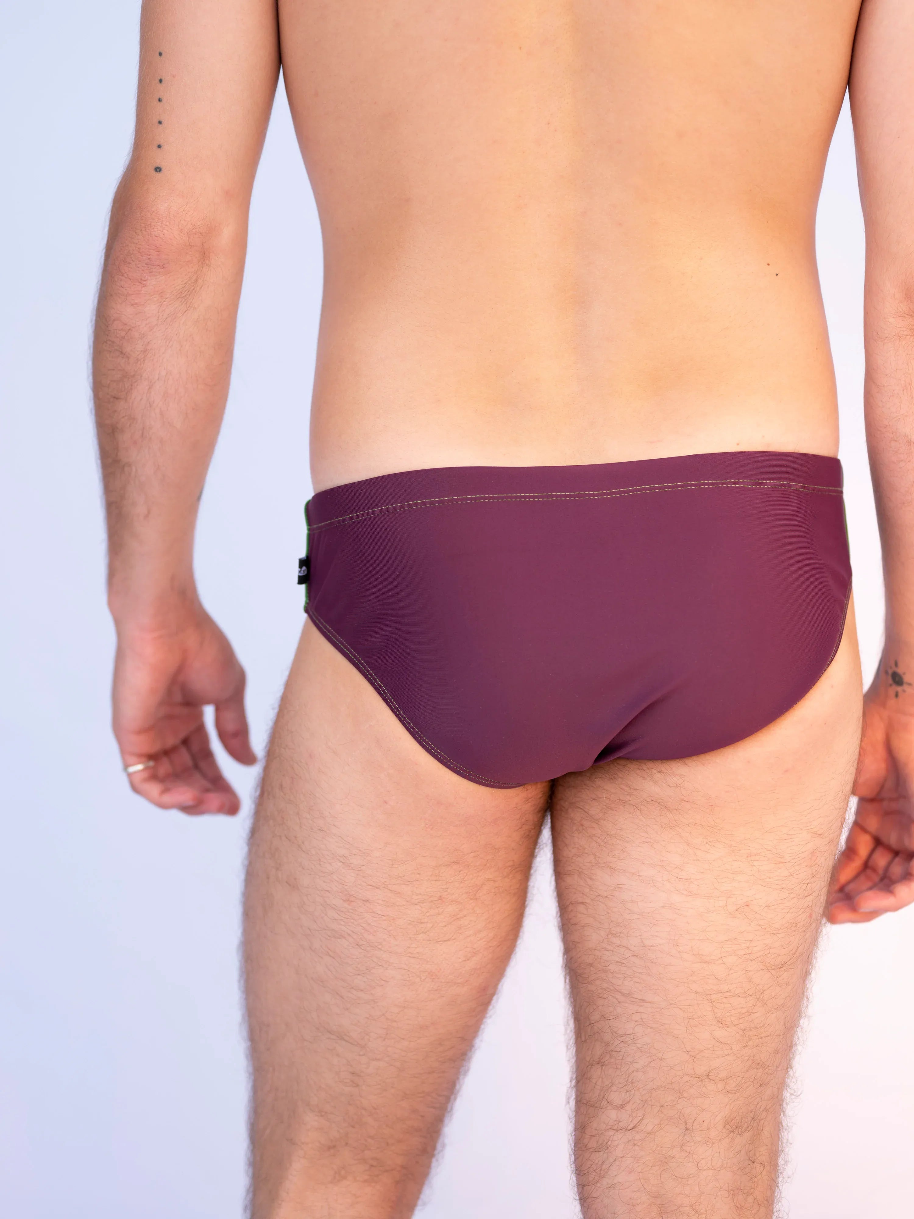 Rudest Rudest Swim Brief - Acai Duo Rudest Swim Brief - Acai Duo Splash Swimwear Mens Swimwear XL 1000031871