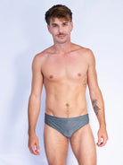 Rudest Rudest Swim Brief - Ash Sparkle Rudest Swim Brief - Ash Sparkle Splash Swimwear Mens Swimwear M 1000031864