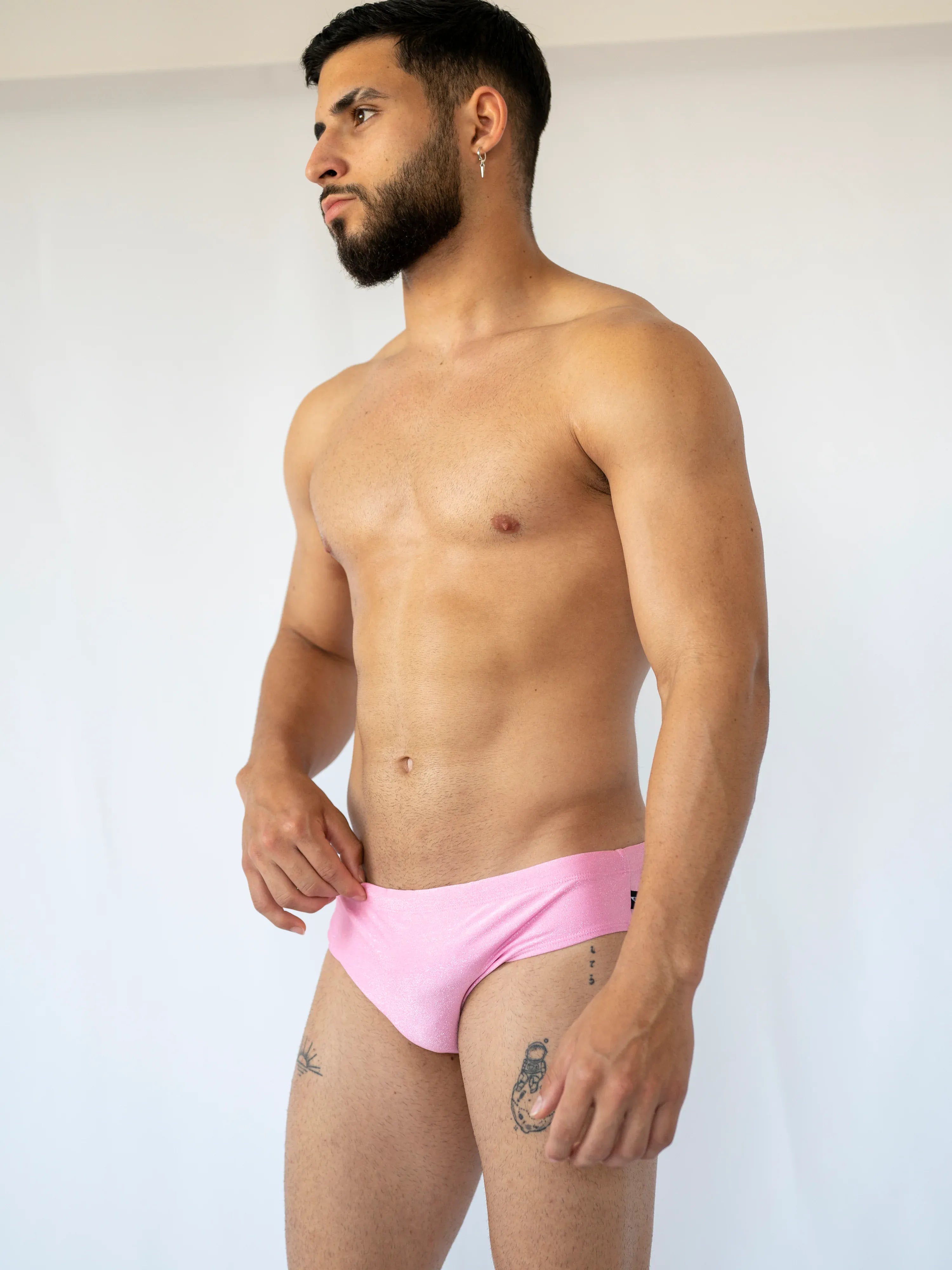 Rudest Rudest Swim Brief - Candy Sparkle Rudest Swim Brief - Candy Sparkle Splash Swimwear Mens Swimwear L 1000031865