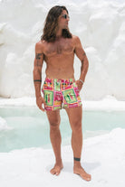 Runaway The Label Amalfi Short - Aloha Print Amalfi Short - Aloha Print Splash Swimwear Clothing