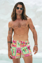 Runaway The Label Amalfi Short - Aloha Print Amalfi Short - Aloha Print Splash Swimwear Clothing
