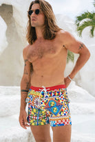 Runaway The Label Amalfi Short - Phaedra Print Amalfi Short - Phaedra Print Splash Swimwear Clothing