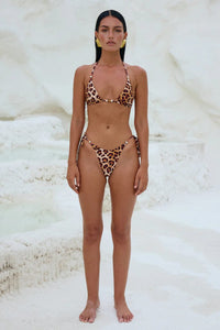 Runaway The Label Bahama Bottoms - Leopard Print Runaway Bahama Bottoms - Leopard Print Splash Swimwear Bikini Bottoms