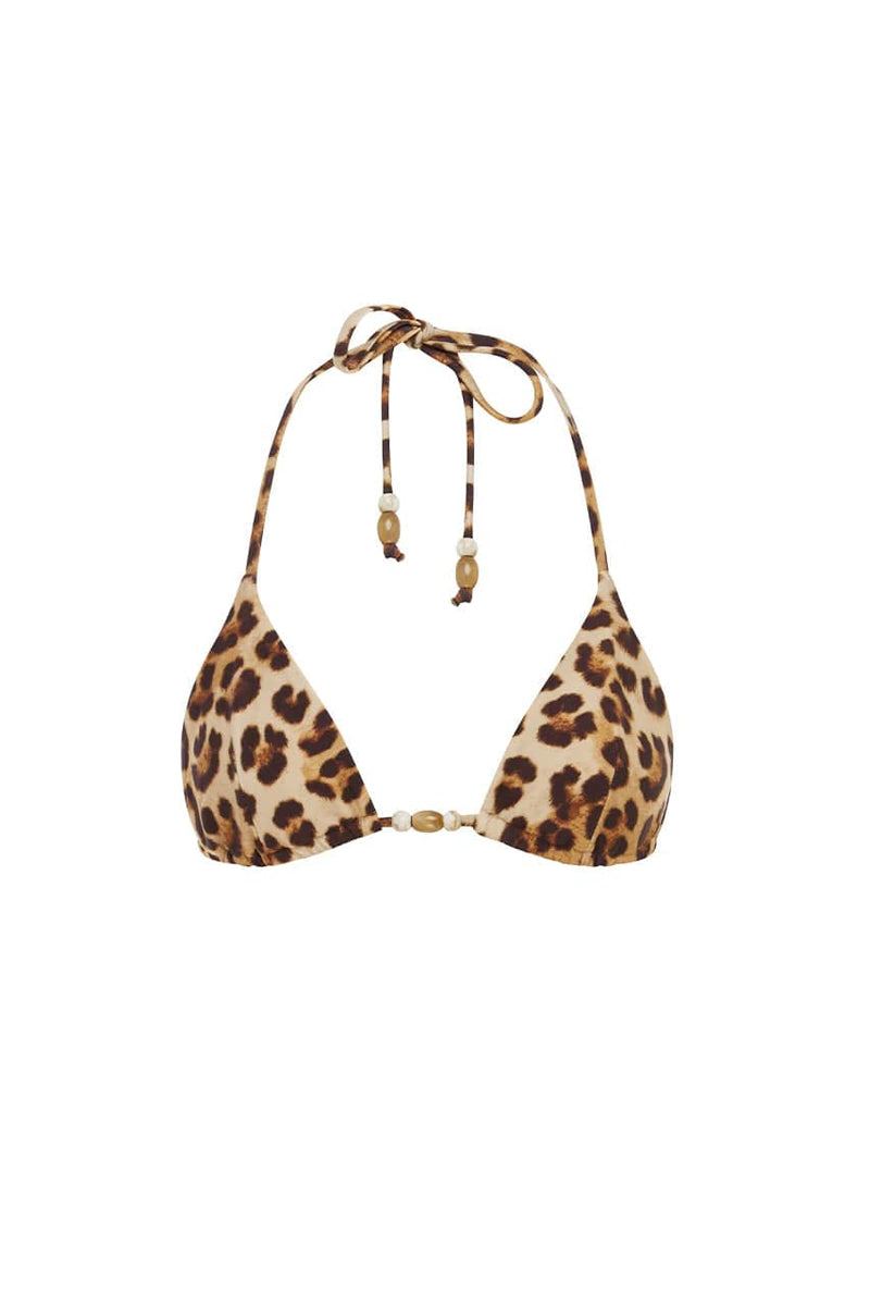 Runaway The Label Bahama Top - Leopard Print Runaway Bahama Top - Leopard Print Splash Swimwear Bikini Tops