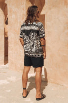 Runaway The Label Nikolai Shirt - Milosa Black Nikolai Shirt - Milosa Black Splash Swimwear Clothing