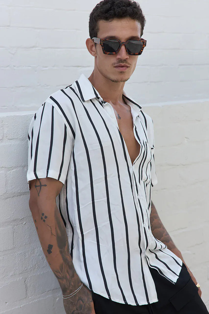 Runaway The Label Runaway The Label Elijah Shirt Runaway The Label Elijah Shirt Splash Swimwear Mens Shirt
