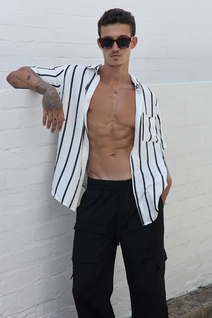 Runaway The Label Runaway The Label Elijah Shirt Runaway The Label Elijah Shirt Splash Swimwear Mens Shirt