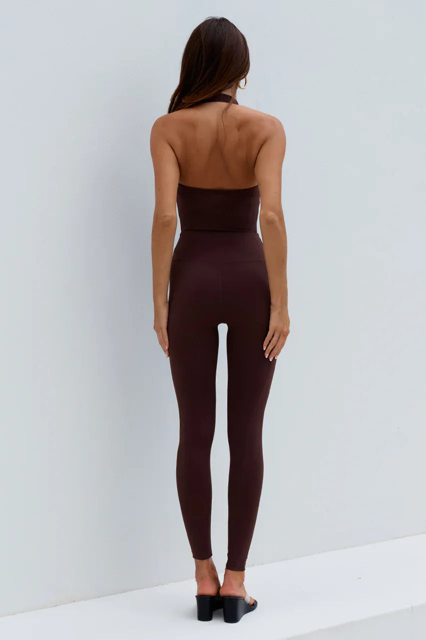Runaway The Label Runaway The Label Gracia Halter Tank Top Runaway The Label Gracia Halter Tank Top - Black Splash Swimwear Clothing Top