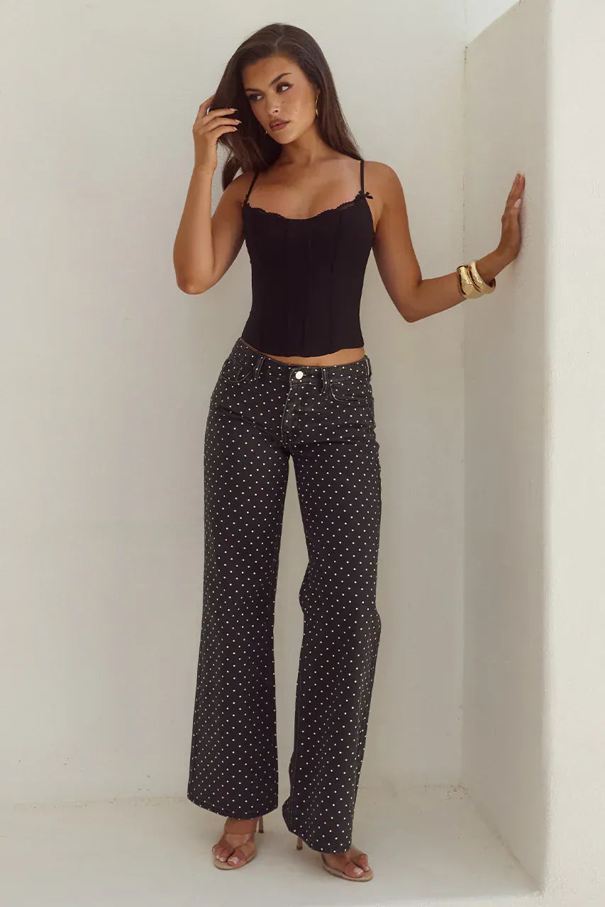 Runaway The Label Runaway The Label Valerie Lace Trim Bustier - Black Runaway The Label Valerie Lace Trim Bustier - Black Splash Swimwear Bustier