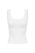 Runaway The Label Sedona Tank - White Sedona Tank - White Splash Swimwear Shirts