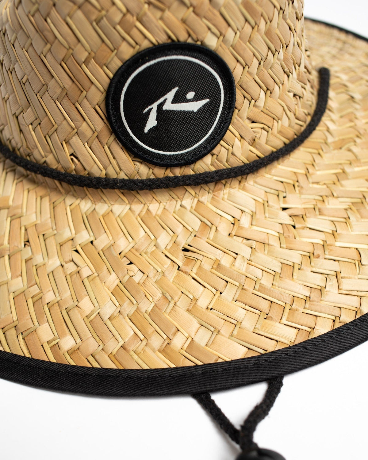 Rusty Mens Boony Wide Brim Straw Hat Rusty Kick Flip Reversible Bucket Hat