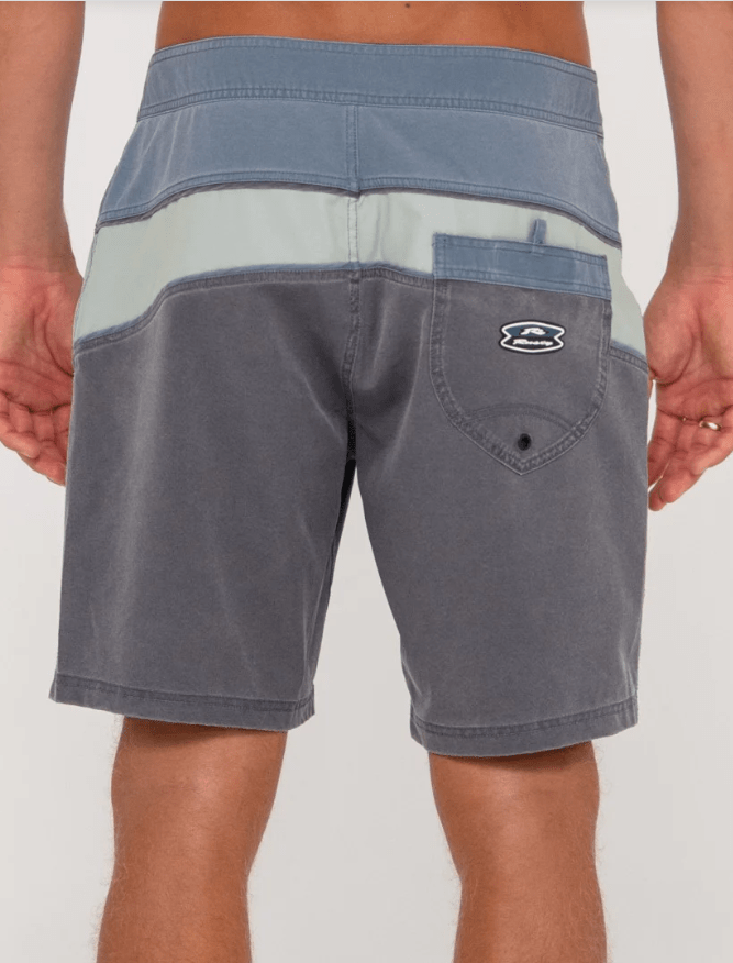 Rusty Chop Suey Boardshort - China Blue Splash Swimwear Mens