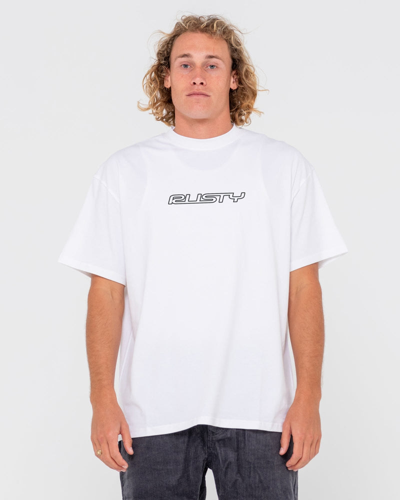 Rusty Flip Daddy Graphic Tee TTM2909 Rusty Flip Daddy Graphic Tee Splash Swimwear White / S 9356189417025