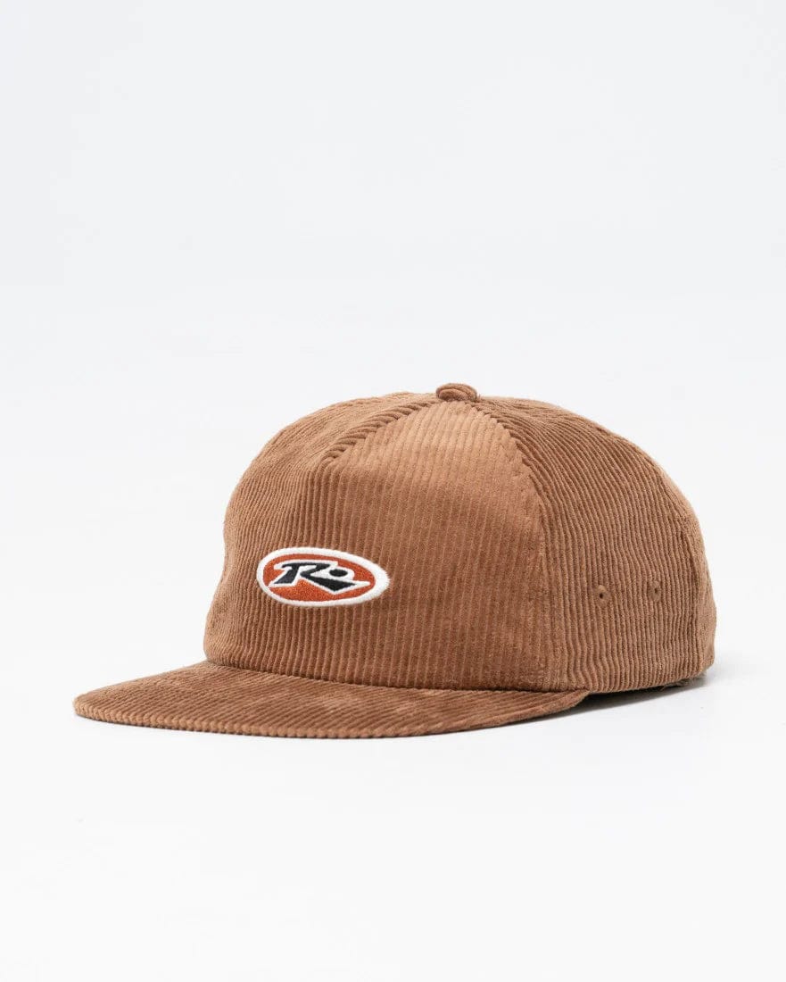 Rusty Glory Days Cord Surf Cap - Beaver Brown HCM0978 Splash Swimwear Mens O/S 9356189259595