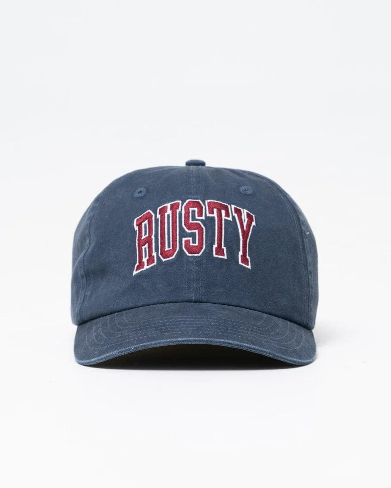 Rusty Half Time Dad Cap - Navy Blue HCM1022 Splash Swimwear Mens O/S 9356189259656