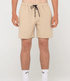 Rusty Mens WKM1014 Light Fennel / 30 Overtone Linen Elastic Short