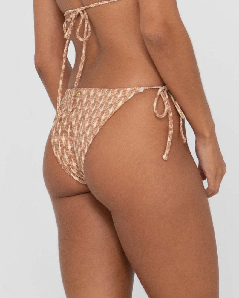 Rusty Panama Printed Midi Side Tie Bikini Bottom Rusty Panama Printed Midi Side Tie Bikini Bottom Splash Swimwear Bikini Bottoms