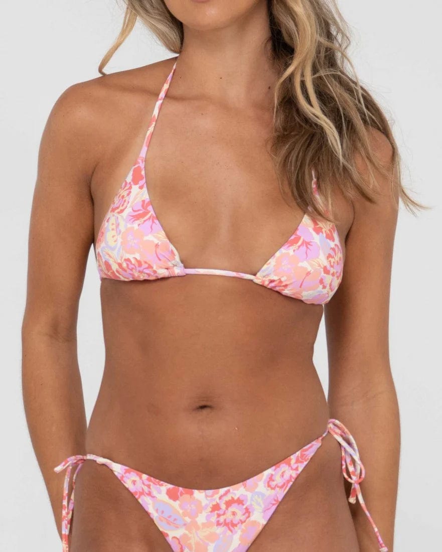 Rusty Rio Multiway Bikini Top - Peach Splash Swimwear Bikini Tops