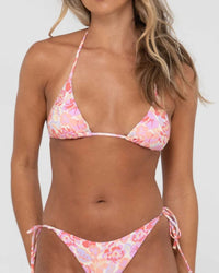 Rusty Rio Multiway Bikini Top - Peach Splash Swimwear Bikini Tops