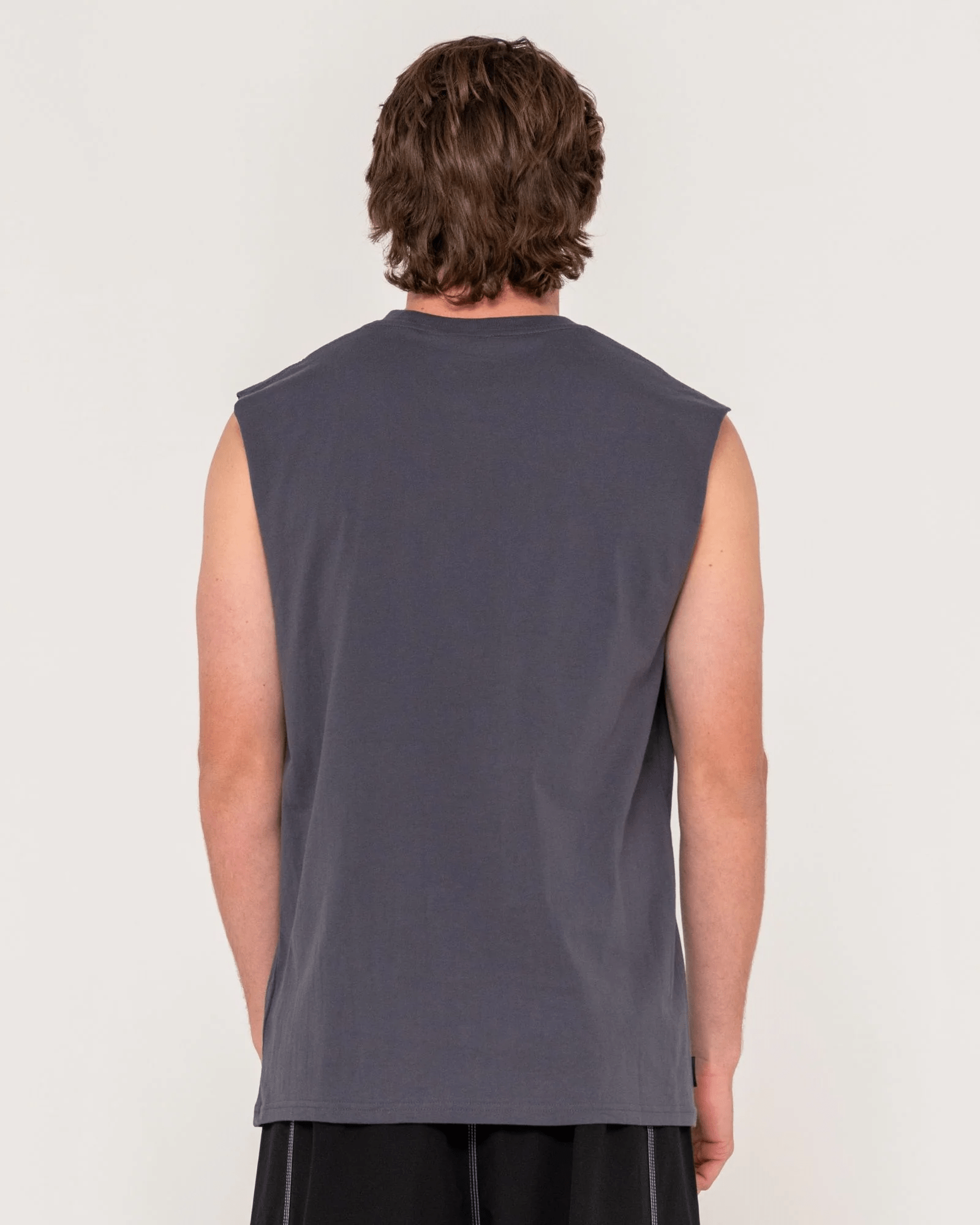 Rusty Rusty Flip Daddy Graphic Muscle - Carbon Rusty Flip Daddy Graphic Muscle - carbon Splash Swimwear