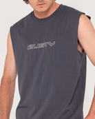 Rusty Rusty Flip Daddy Graphic Muscle - Carbon Rusty Flip Daddy Graphic Muscle - carbon Splash Swimwear