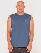 Rusty Rusty Registered Muscle - China Blue Rusty Flip Daddy Graphic Muscle - NVB Splash Swimwear