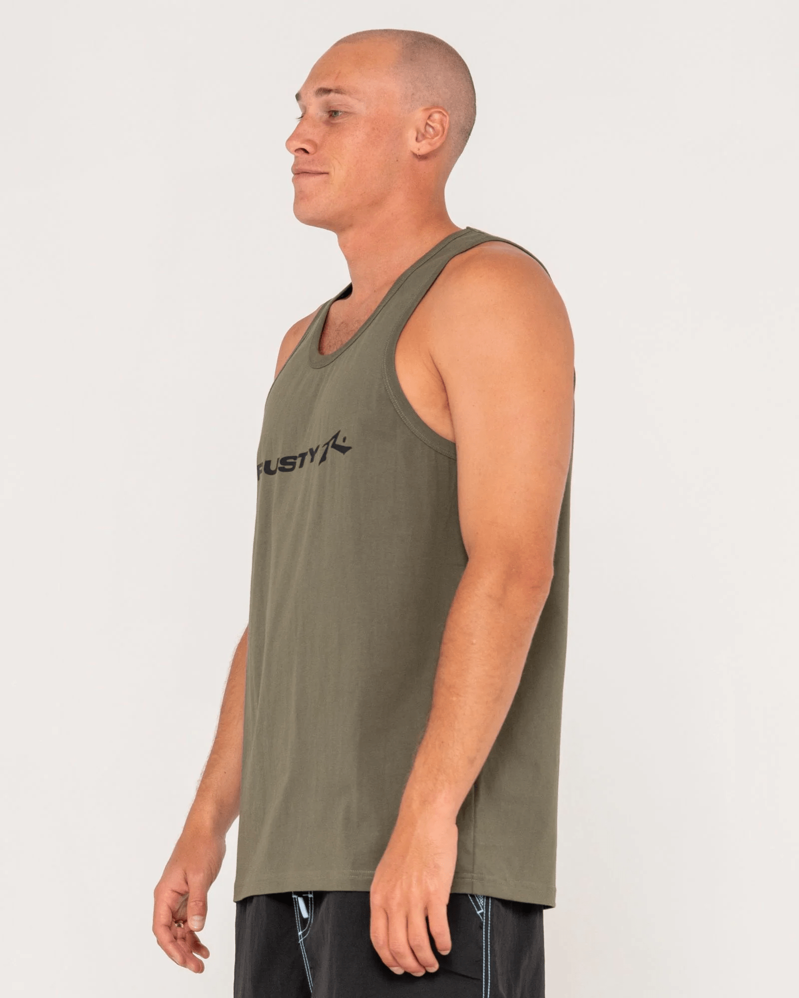 Rusty Rusty Vital Tank Rusty Flip Daddy Graphic Muscle - carbon Splash Swimwear