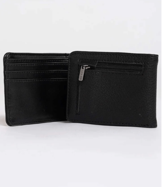 Rusty Trio Wallet - Black WAM0535 Splash Swimwear Mens O/S 9347322868453