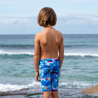 Salty Ink Kids Boys Cosmik Dragon Jammer Splash Swimwear kids