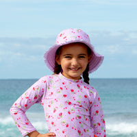 Salty Ink Kids Miss Cherry Pie Sunhat Salty Ink Miss Cherry Pie Sunhat Splash Swimwear