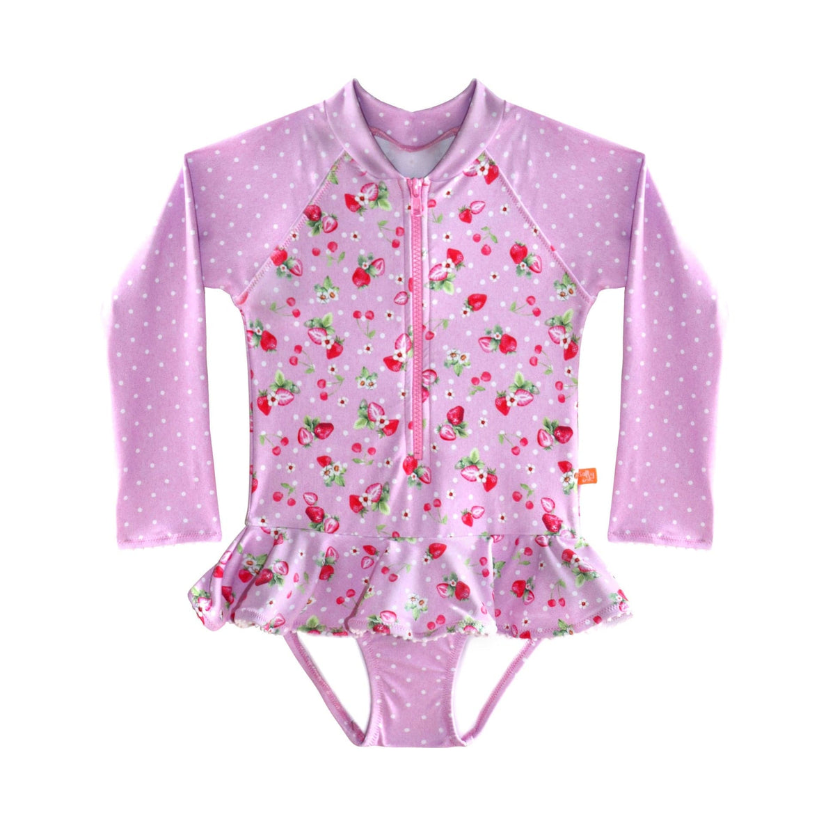 Salty Ink Kids Miss Cherry Pie Sunsuit Salty Ink Miss Cherry Pie Sunsuit Splash Swimwear