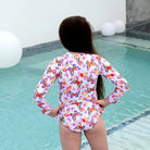 Salty Ink Kids Salty Ink Girls Miss Aloha Sunsuit Salty Ink Girls Miss Aloha Sunsuit Splash Swimwear Girls 00-7