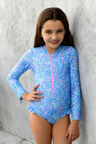 Salty Ink Kids Salty Ink Girls Miss Mystical Sunsuit Salty Ink Girls Miss Mystical Sunsuit Splash Swimwear
