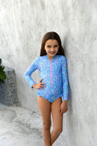 Salty Ink Kids Salty Ink Girls Miss Mystical Sunsuit Salty Ink Girls Miss Mystical Sunsuit Splash Swimwear
