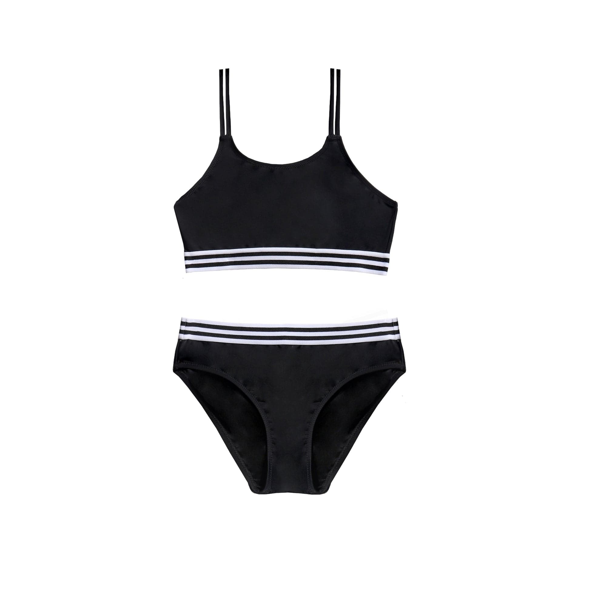 Salty Ink Kids Salty Ink Girls Salty Bikini Set - Black Salty Ink Girls Salty Bikini Set - Black Splash Swimwear