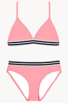 Salty Ink Kids Salty Ink Girls Salty Tri Bikini - Peach Salty Ink Girls Salty Tri Bikini - Peach Splash Swimwear